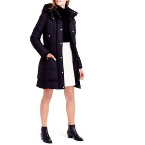 J.Crew Madewell Wintress Down Belted Puffer Coat